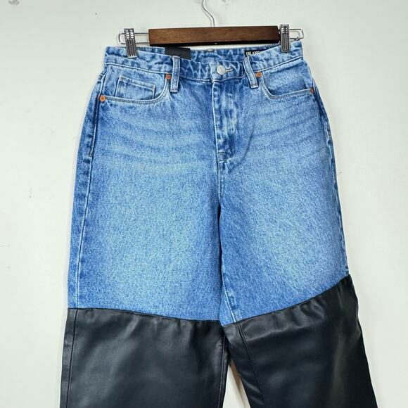 Blank NYC Blue Lights Ribcage Straight Leg The Baxter Jeans NWT Size 26 - Picture 3 of 9